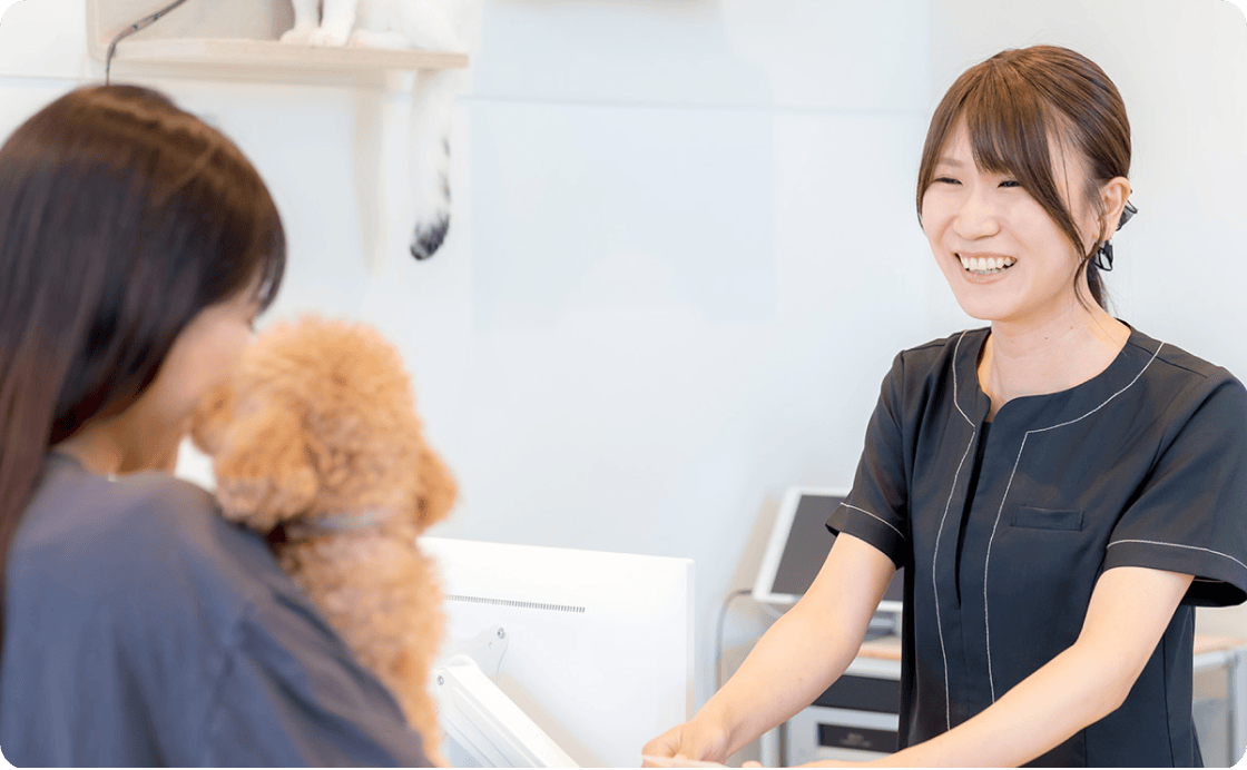 愛情を持って人、動物に接する